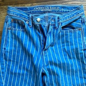 AE pinstripe jeans